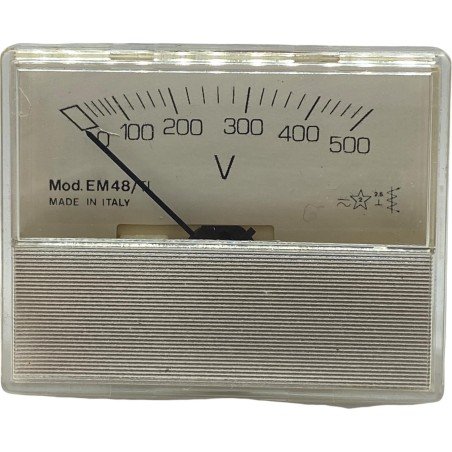 0-500V Analog Panel Meter Voltmeter EM48/TL 58x48mm
