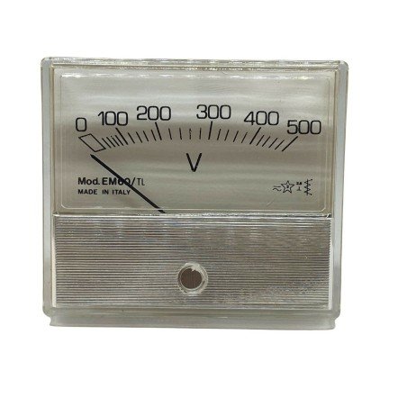 0-500V Analog Panel Meter Voltmeter EM60/TL 70x60mm