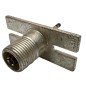 Coaxial Connector DIN (f) Teilesatz D:9mm Pin: 2mm Silver Plated Panel Mount