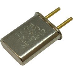 34.970MHz 2 Pin Goldpin Crystal Oscillator Clock TX/FM 13.2x10.85mm