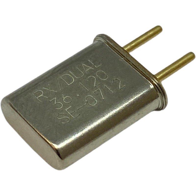 36.120MHz 2 Pin Goldpin Crystal Oscillator Clock RX/Dual 13.2x10.85mm