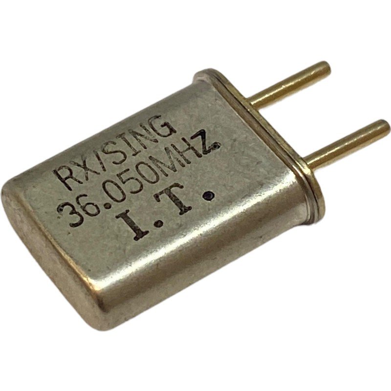 36.050MHz 2 Pin Goldpin Crystal Oscillator Clock RX/Sing 13.2x10.85mm