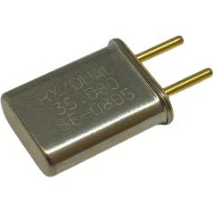 35.080MHz 2 Pin Goldpin Crystal Oscillator Clock RX/Dual 13.2x10.85mm