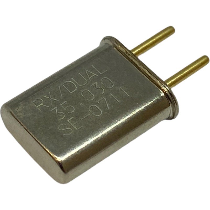 35.030MHz 2 Pin Goldpin Crystal Oscillator Clock RX/Dual 13.2x10.85mm