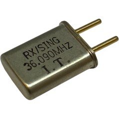 36.090MHz 2 Pin Goldpin Crystal Oscillator Clock RX/Sing 13.2x10.85mm