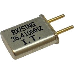 36.410MHz 2 Pin Goldpin Crystal Oscillator Clock RX/Sing 13.2x10.85mm