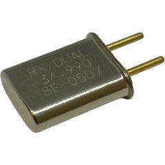 34.990MHz 2 Pin Goldpin Crystal Oscillator Clock RX/Dual 13.2x10.85mm
