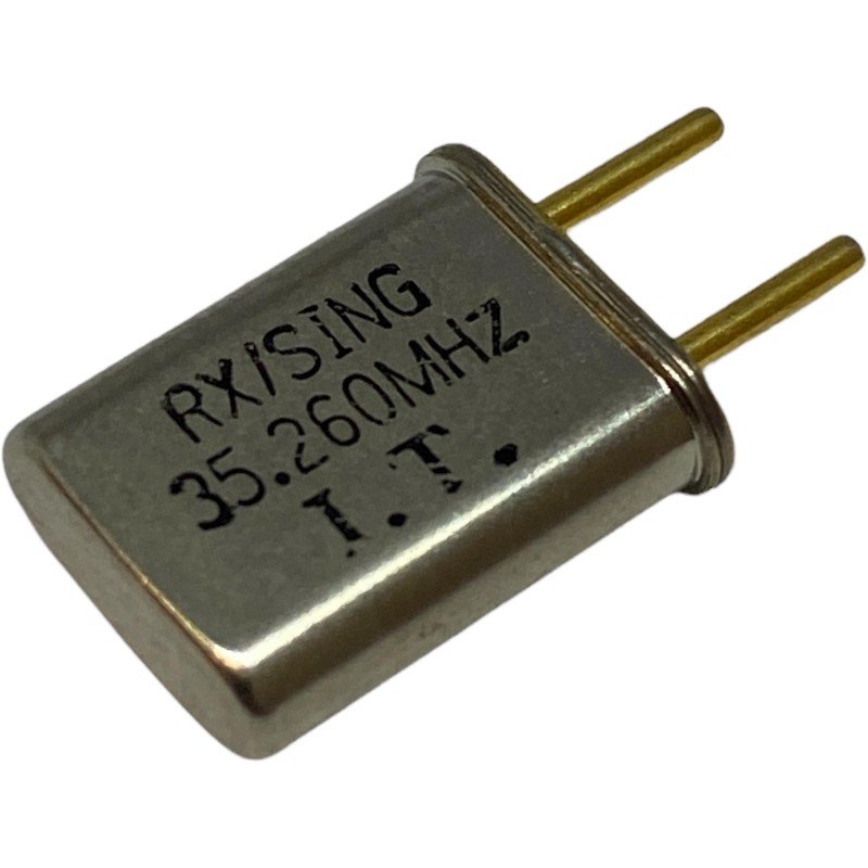 35.260MHz 2 Pin Goldpin Crystal Oscillator Clock RX/Sing 13.2x10.85mm