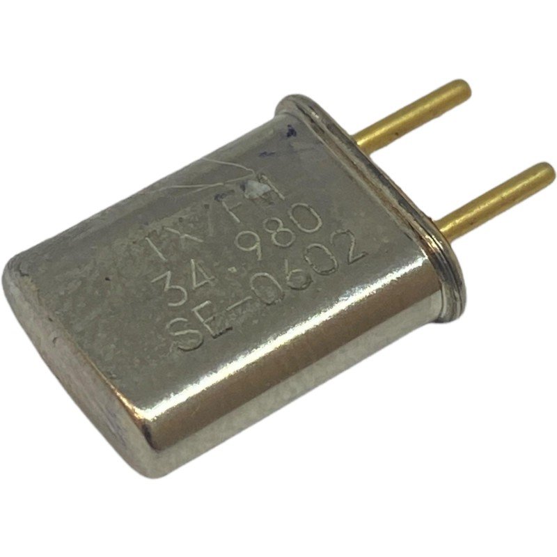 34.980MHz 2 Pin Goldpin Crystal Oscillator Clock TX/FM 13.2x10.85mm