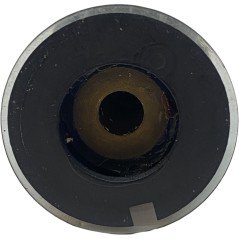 Brown Plastic Knob Shaft:6mm D:30mm IH:19.5mm