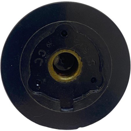 Black Bakelite Knob Shaft:6mm D:32mm IH:16.85mm