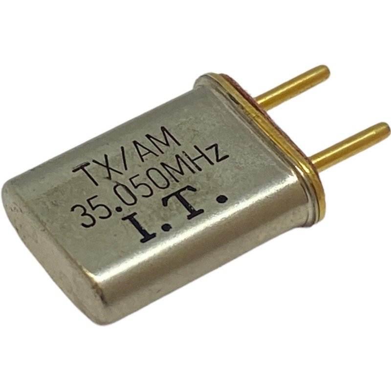 35.050MHz 2 Pin Goldpin Crystal Oscillator Clock TX/AM 13.2x10.85mm