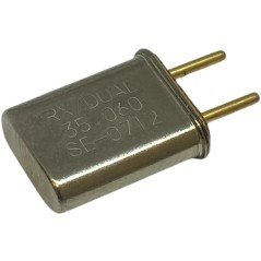 35.060MHz 2 Pin Goldpin Crystal Oscillator Clock RX/Dual 13.2x10.85mm