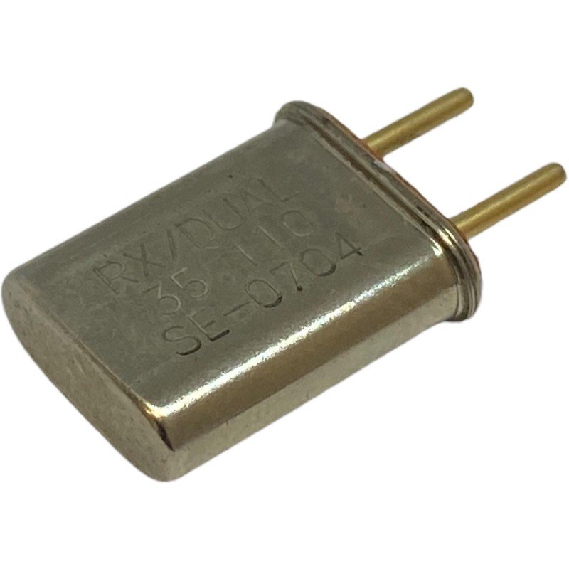 35.110MHz 2 Pin Goldpin Crystal Oscillator Clock RX/Dual 13.2x10.85mm