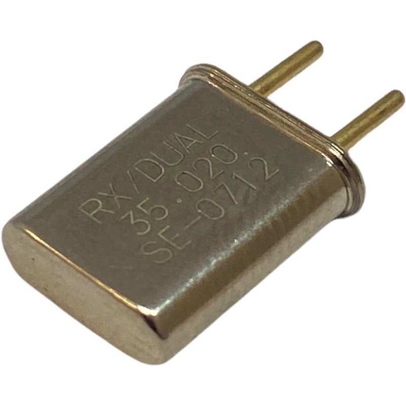 35.020MHz 2 Pin Goldpin Crystal Oscillator Clock RX/Dual 13.2x10.85mm
