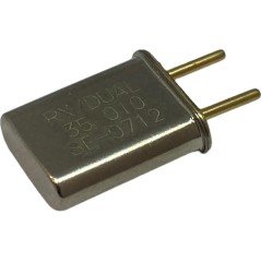 35.010MHz 2 Pin Goldpin Crystal Oscillator Clock RX/Dual 13.2x10.85mm