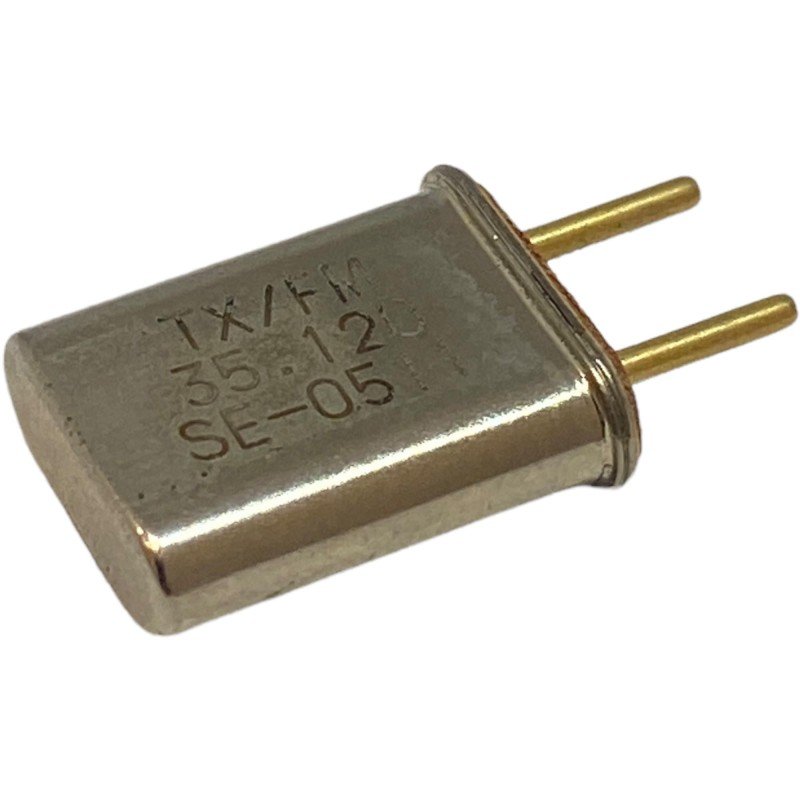 35.120MHz 2 Pin Goldpin Crystal Oscillator Clock TX/FM 13.2x10.85mm
