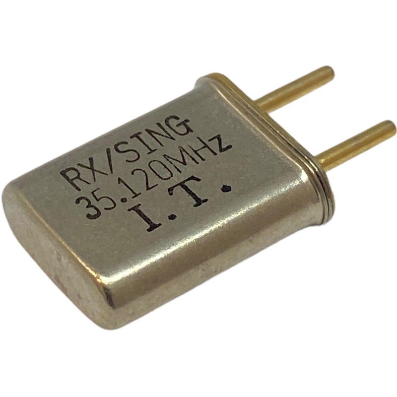 35.120MHz 2 Pin Goldpin Crystal Oscillator Clock RX/Sing 13.2x10.85mm