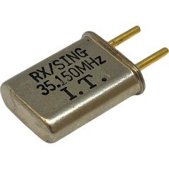 35.150MHz 2 Pin Goldpin Crystal Oscillator Clock RX/Sing 13.2x10.85mm