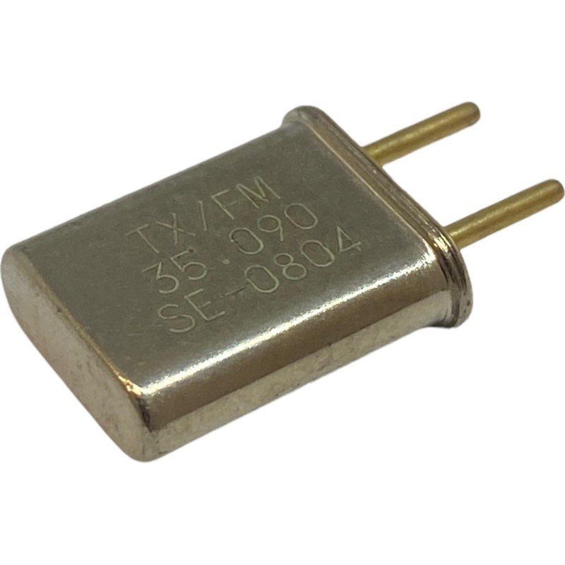 35.090MHz 2 Pin Goldpin Crystal Oscillator Clock TX/FM 13.2x10.85mm