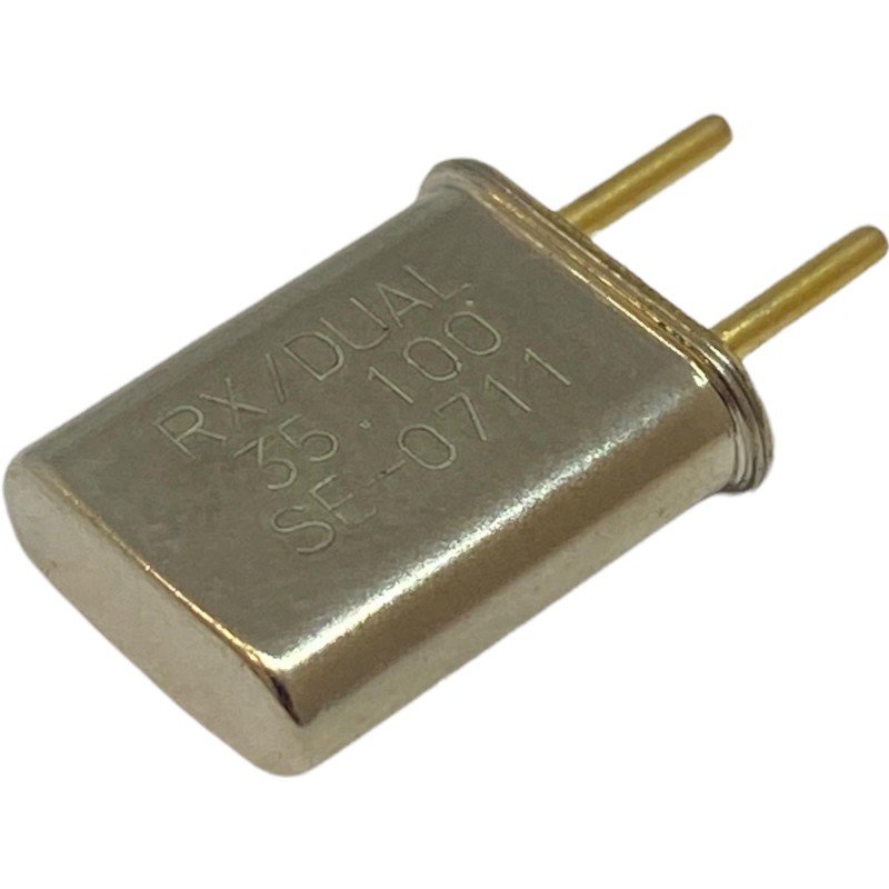 35.100MHz 2 Pin Goldpin Crystal Oscillator Clock RX/Dual 13.2x10.85mm