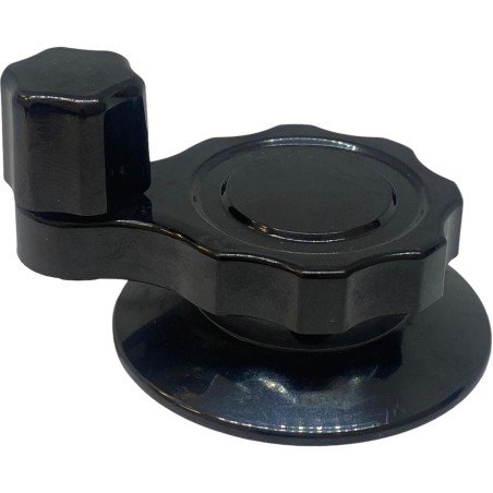 Black Bakelite Spinner Knob IH:38mm D:52mm Shaft:6mm
