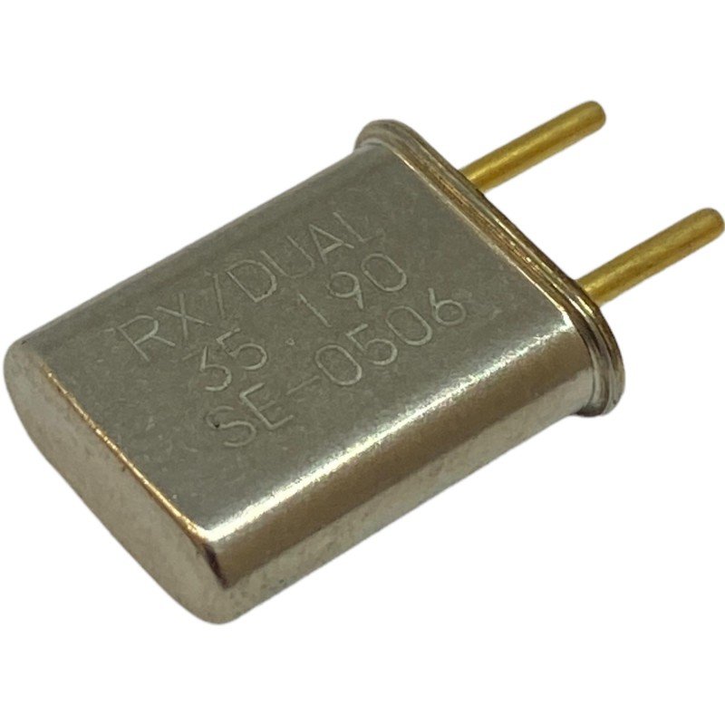 35.190MHz 2 Pin Goldpin Crystal Oscillator Clock RX/Dual 13.2x10.85mm
