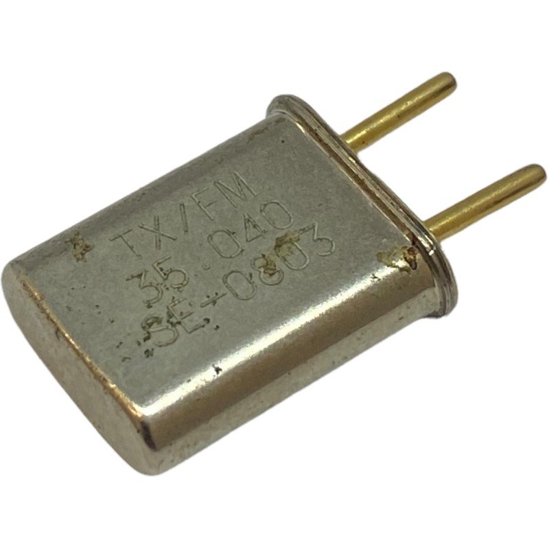 35.040MHz 2 Pin Goldpin Crystal Oscillator Clock TX/FM 13.2x10.85mm