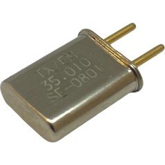 35.010MHz 2 Pin Goldpin Crystal Oscillator Clock TX/FM 13.2x10.85mm
