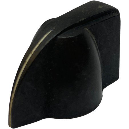 Black Pointer Plastic Knob Shaft:6mm ID:22mm FD:37mm IH:22.25mm