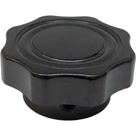 Black Bakelite Knob Shaft:6.3mm ID:28.5mm FD:40mm IH:18.85mm