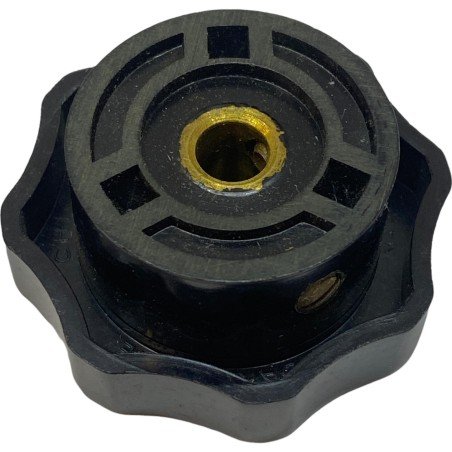 Black Bakelite Knob Shaft:6.3mm ID:28.5mm FD:40mm IH:18.85mm