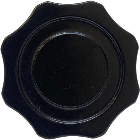 Black Bakelite Knob Shaft:6.3mm ID:27mm FD:35mm IH:19.5mm