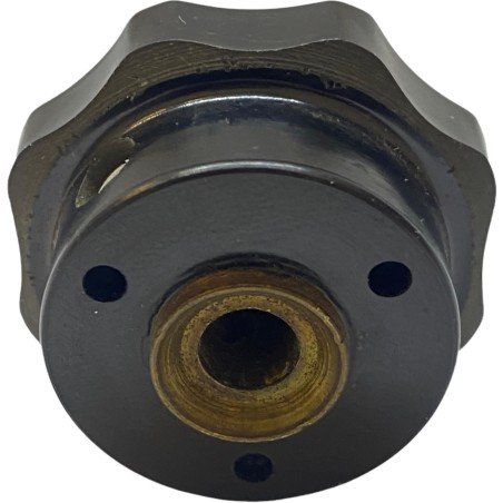 Black Bakelite Knob Shaft:6.3mm ID:27mm FD:35mm IH:19.5mm
