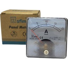 0-20A DC Analog Panel Meter Ammeter SF-60 Sfim 60x60mm