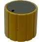 Crem Plastic Knob Shaft:6mm D:21.5mm IH:19.25mm