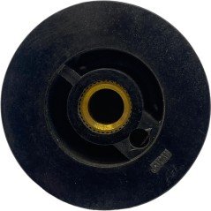 Black Plastic Knob Shaft:6mm D:23.25mm IH:16.25mm Japan