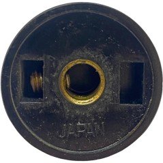 Black Plastic Pointer Knob Shaft:6mm D:27.5mm IH:16.5mm Japan