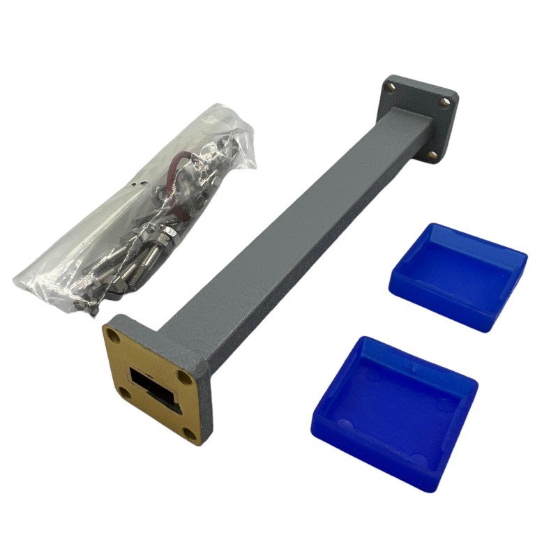 Waveguide Section Straight Fixed WR-42 WR42 Lambda Length:12cm