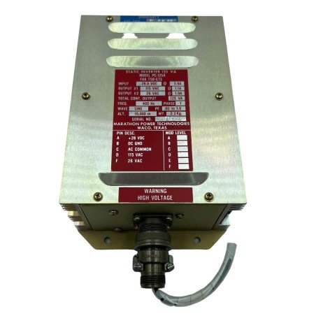 PC-125A Marathon Power Tech Aerospace Inverter