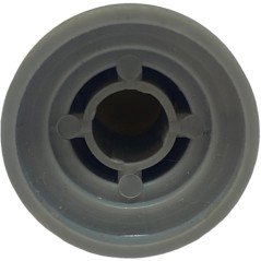 Grey Plastic Knob Shaft:6mm IH:18.25mm D:20.5mm