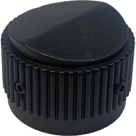 Black Plastic Knob Shaft:6mm IH:27mm D:40.5mm