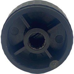 Black Plastic Knob Shaft:5.5mm IH:10mm D:25mm