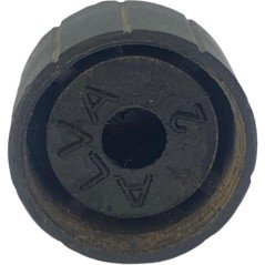 Black Grey Plastic Knob Shaft:5.85mm D:22.5mm IH:13.5mm