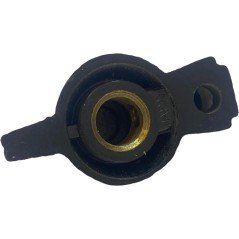 Black Plastic Pointer Knob Shaft:6mm D:32mm IH:15mm Japan