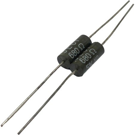 680Ohm 680R 1W 5% Axial Fixed Resistor Seci RC1 Qty:2
