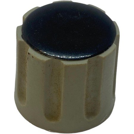 Black Grey Plastic Knob Shaft:5.75mm D:21mm IH:18.5mm