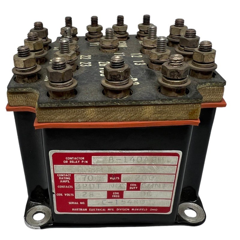 B-140A B140AGH HARTMAN 70A 3PDT INDUSTRIAL RELAY