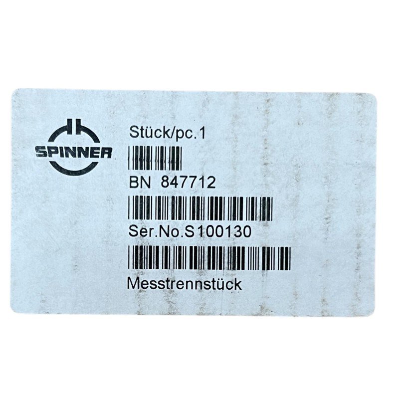 BN847712 SPINNER Direct Access Unit 51 kW 0.3506m 3-1/8EIA