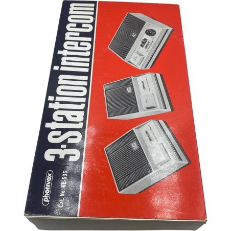 KE-535 Phonivox 3 Station Solid State Intercom System
